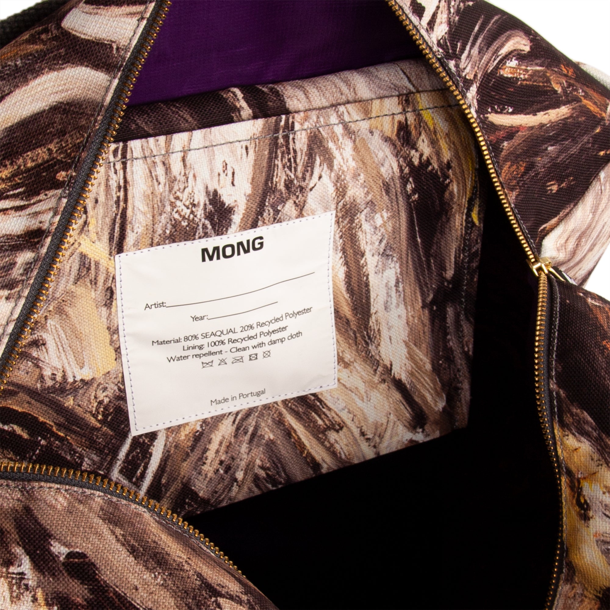 Extra Large Utility Bag With Zipper - MONG BAG 002